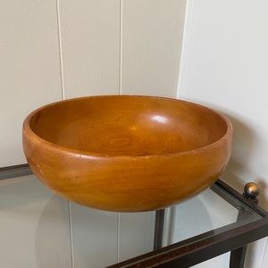 Vintage Handmade Wood Bowl